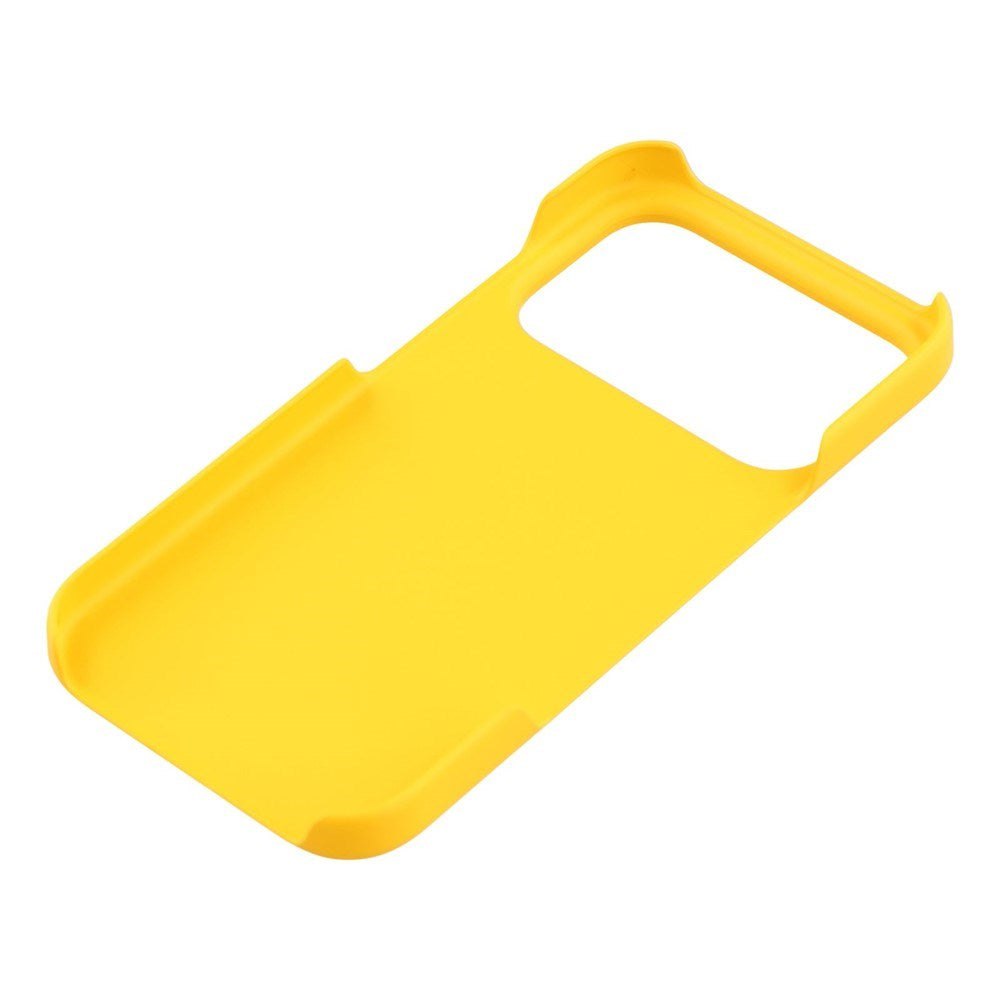 EIDERWOOD iPhone 17 Pro Max Hard Plast Deksel – Gul