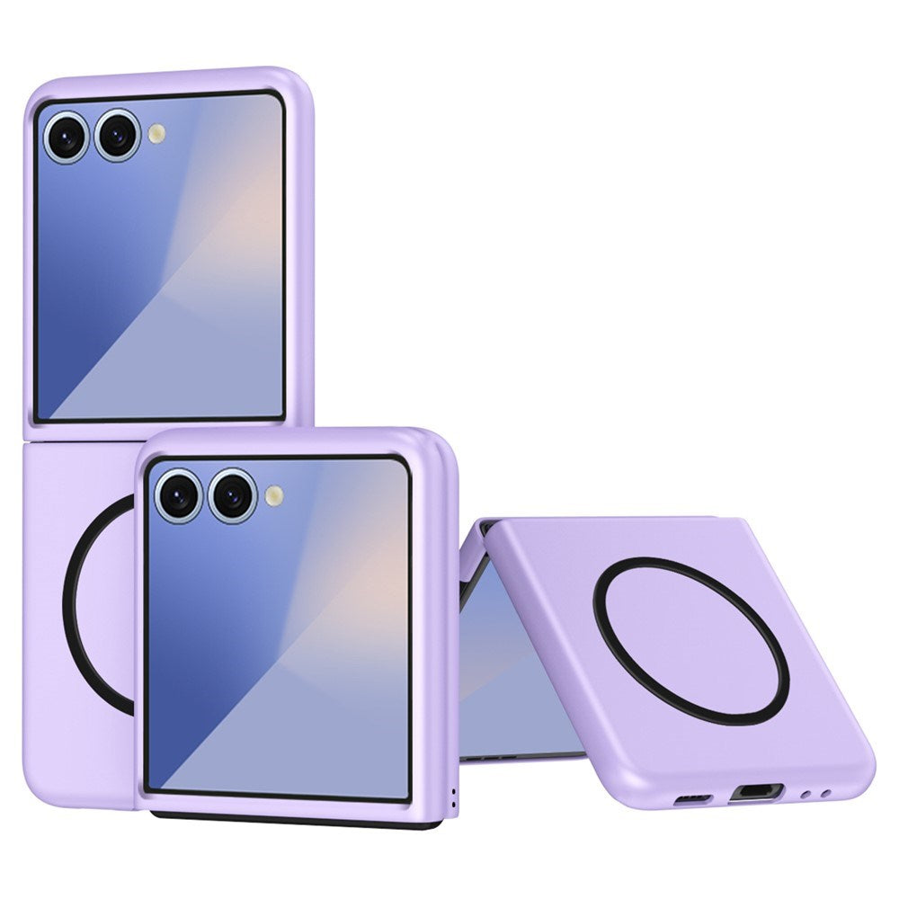 EIDERWOOD Samsung Galaxy Z Flip7 Matt Hardt Plast Deksel - MagSafe Kompatibel - Lilla
