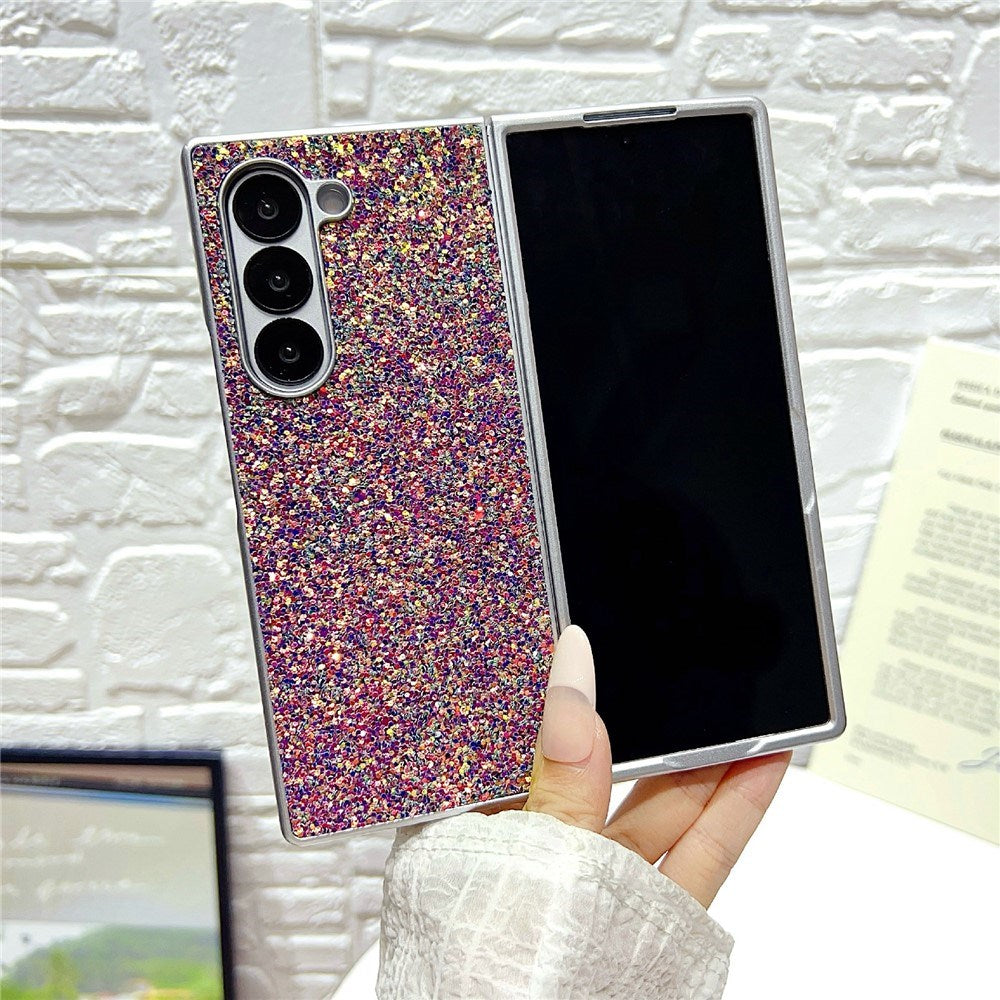 EIDERWOOD Samsung Galaxy Z Fold7 Glitter Deksel - Svart