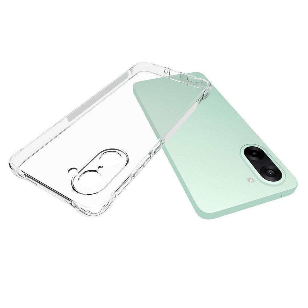 EIDERWOOD OnePlus Nord CE5 Plast Deksel m. Støtdempende Hjørner - Gjennomsiktig