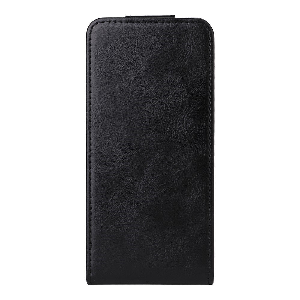 EIDERWOOD Motorola Moto G86 Power Vertikal Kunstskinn Flip Deksel m. Kortholder & Ståfunksjon - Svart