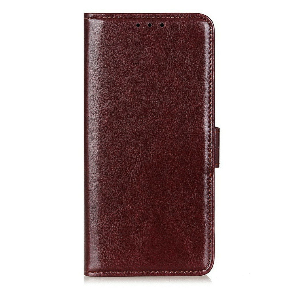 EIDERWOOD Motorola Moto G56 Kunstskinn Flip Deksel m. Kortholder & Ståfunksjon - Brun