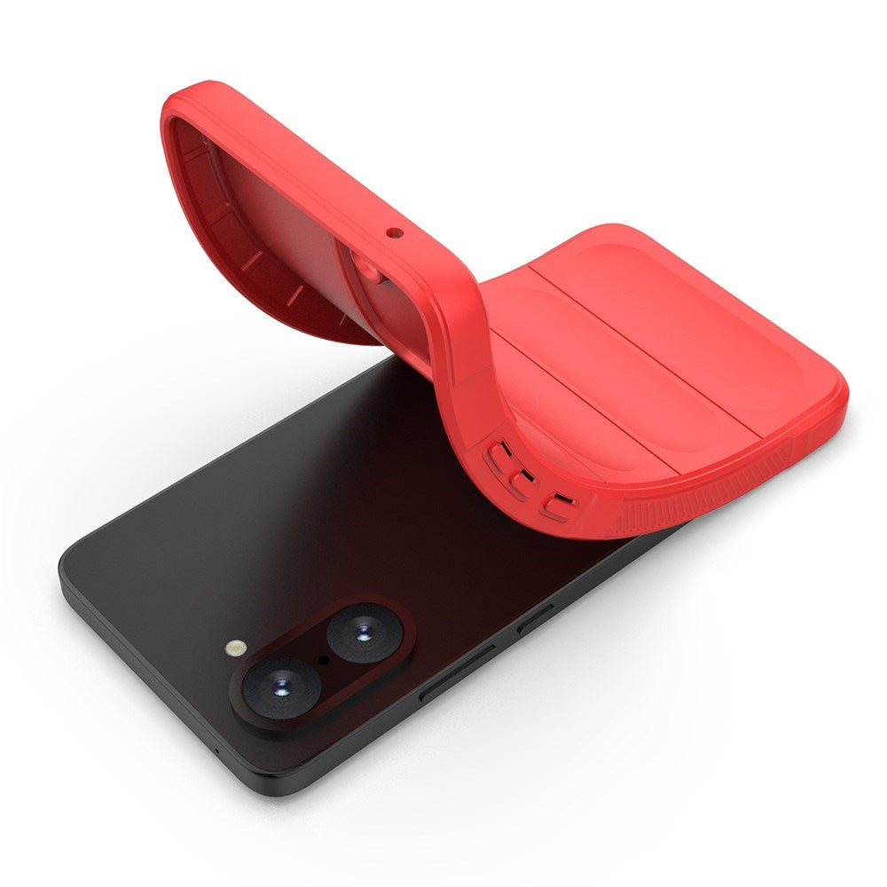 EIDERWOOD OnePlus Nord CE5 Fleksibelt Plast Deksel - Rød