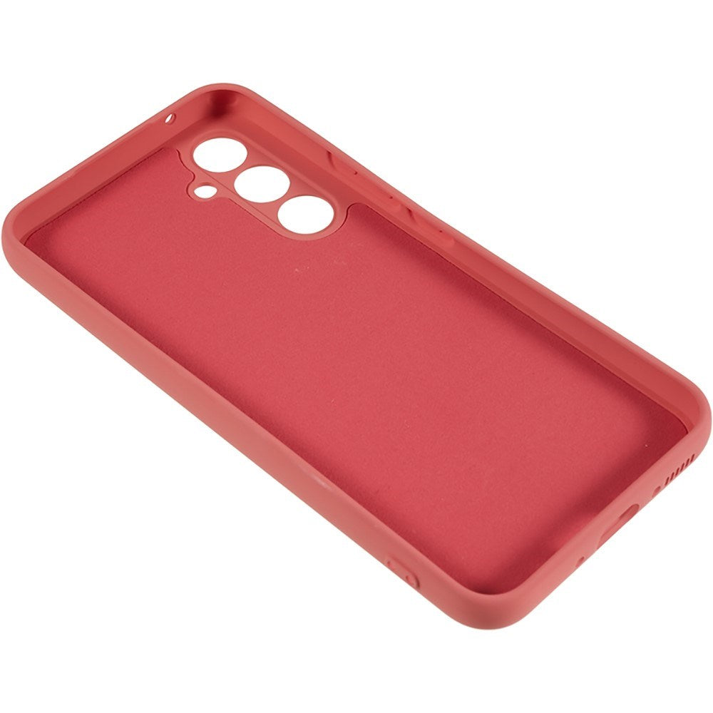 EIDERWOOD Samsung Galaxy S25 FE Fôret Fleksibelt Plast Deksel - Korallrød