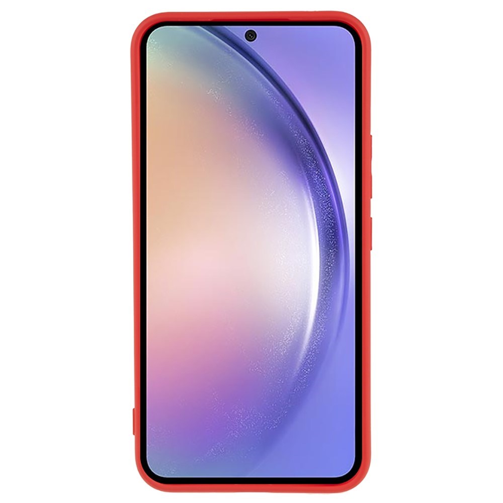 EIDERWOOD Samsung Galaxy S25 FE Fôret Fleksibelt Plast Deksel - Rød