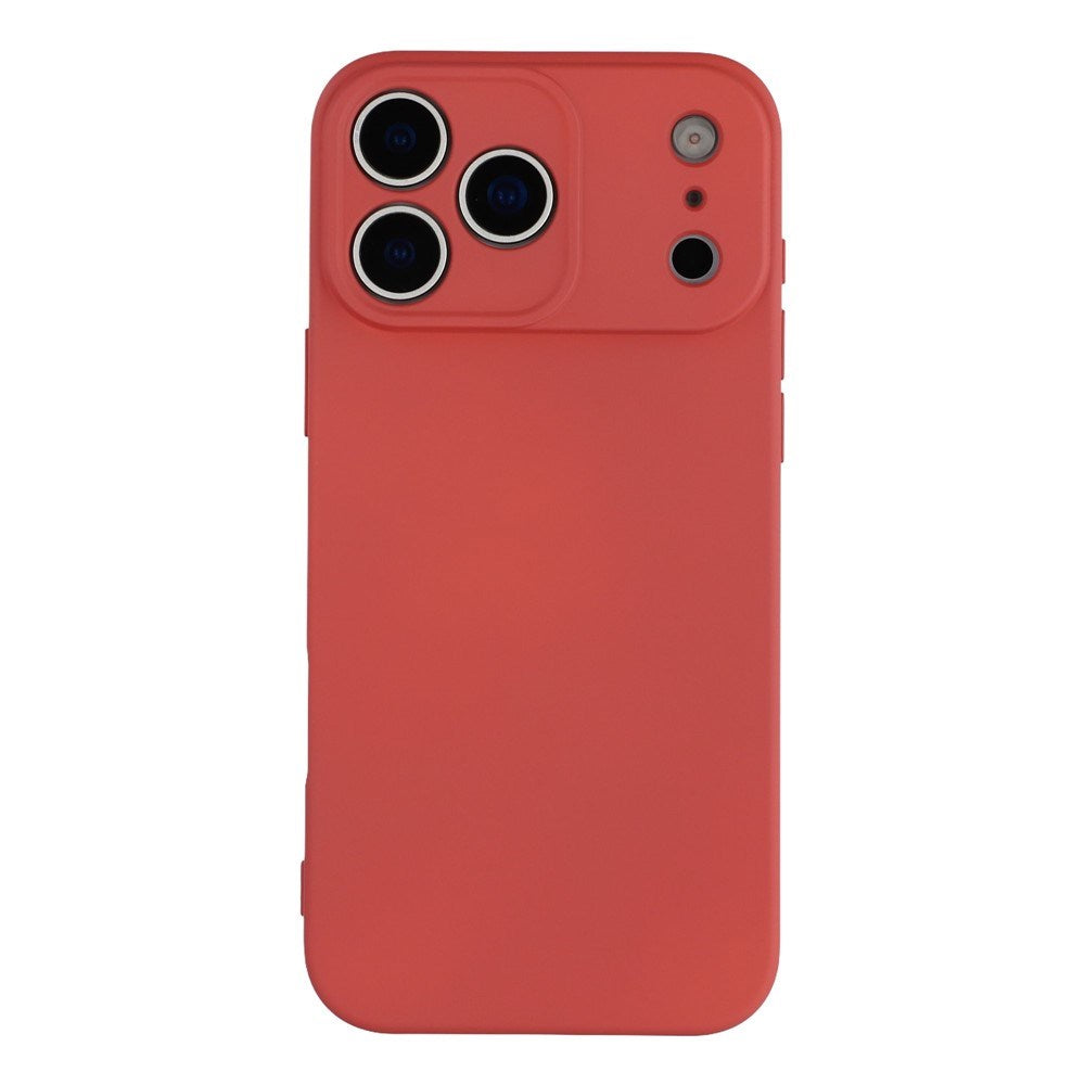 EIDERWOOD iPhone 17 Pro Max Fôret Fleksibelt Plast Deksel - Mørkrød