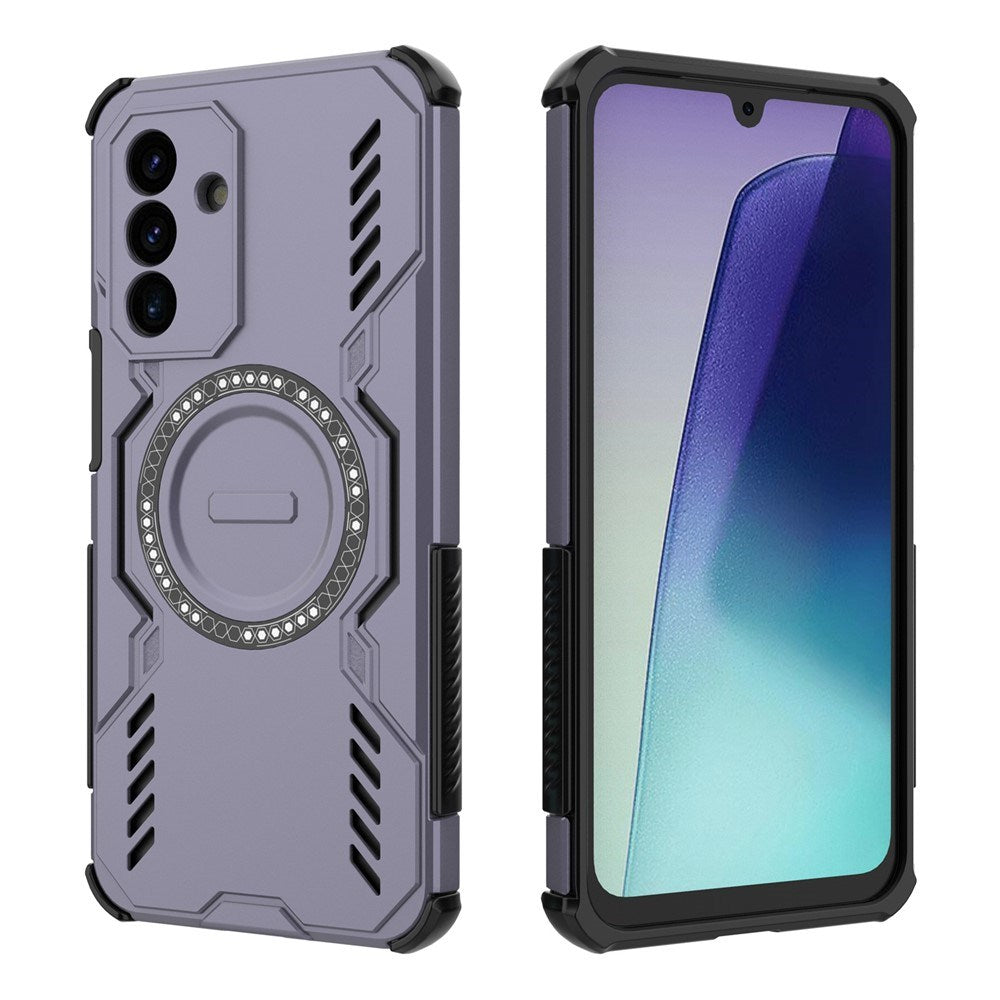EIDERWOOD Samsung Galaxy A17 (5G) Håndverker Deksel med Varmeavledning - MagSafe Kompatibel - Grå-Lilla