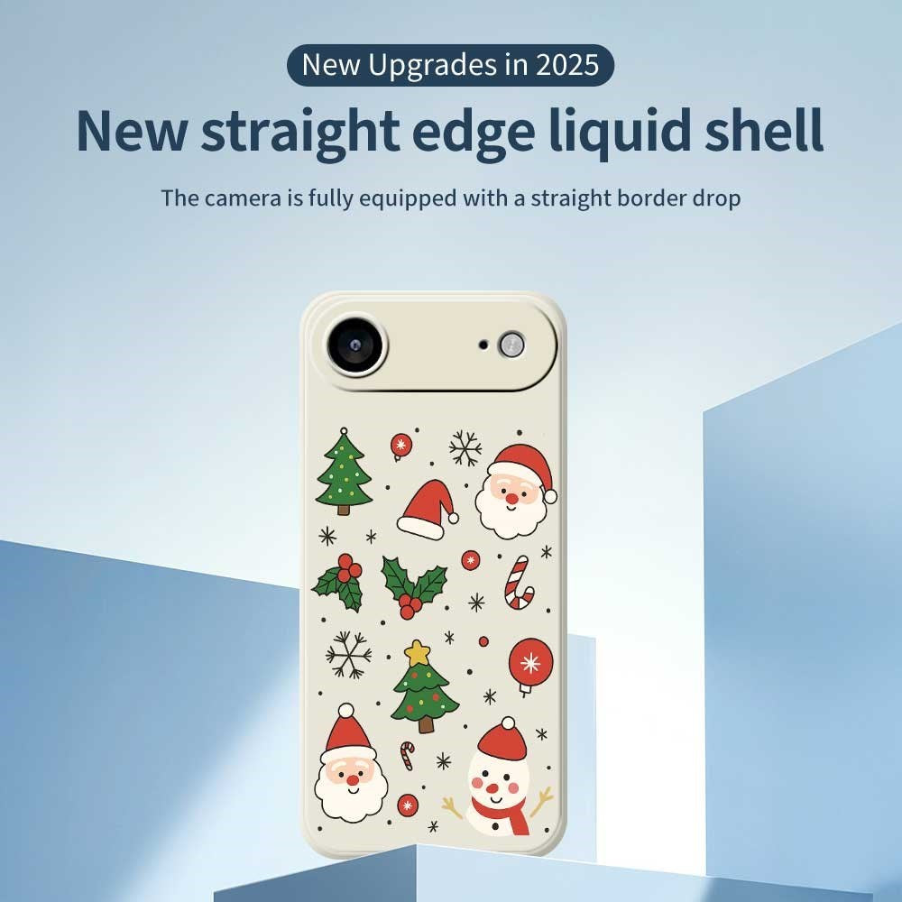EIDERWOOD iPhone Air Jule Deksel - Fleksibel Plast - Julemotiver / Lilla