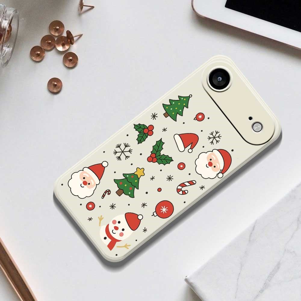EIDERWOOD iPhone Air Jule Deksel - Fleksibel Plast - Julemotiver / Svart