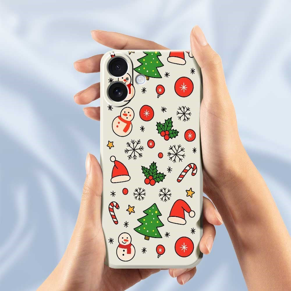 EIDERWOOD iPhone 17 Jule Deksel - Fleksibel Plast - Julemotiver / Grønn