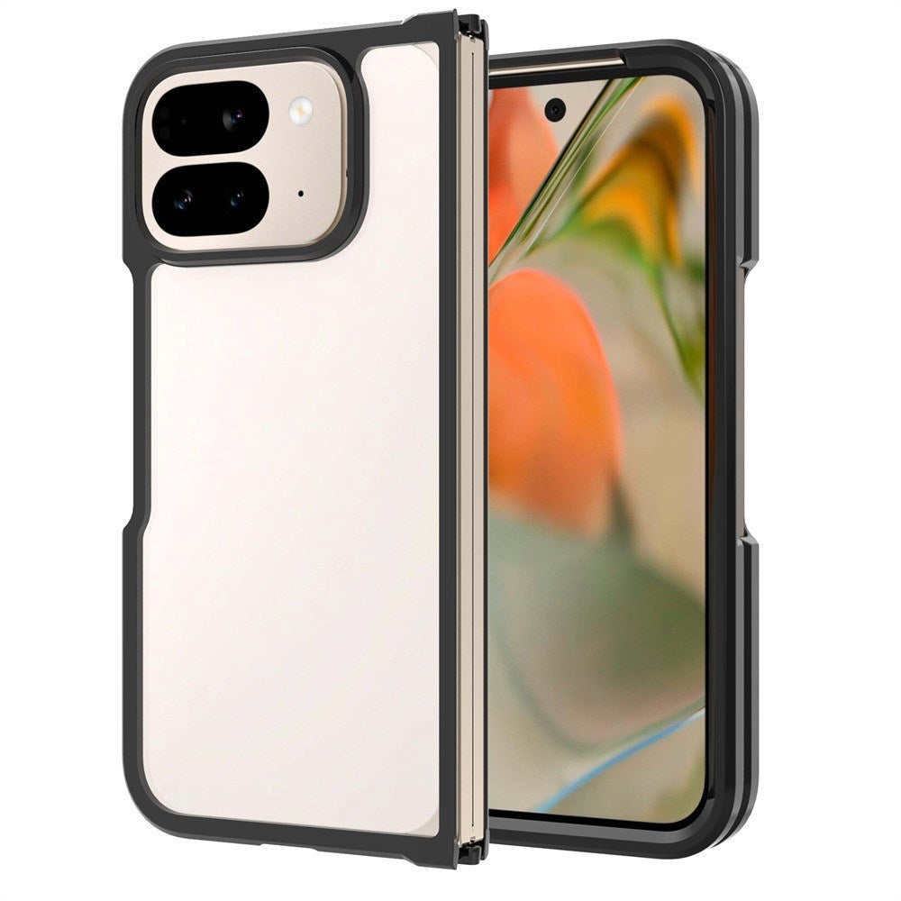 EIDERWOOD Google Pixel 10 Pro Fold Hybrid Plast Deksel - Gjennomsiktig / Svart