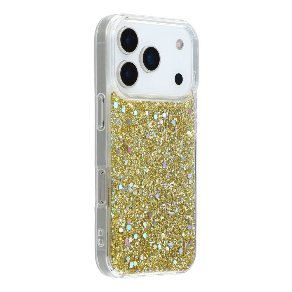 EIDERWOOD iPhone 17 Pro Glitter Deksel - Gull