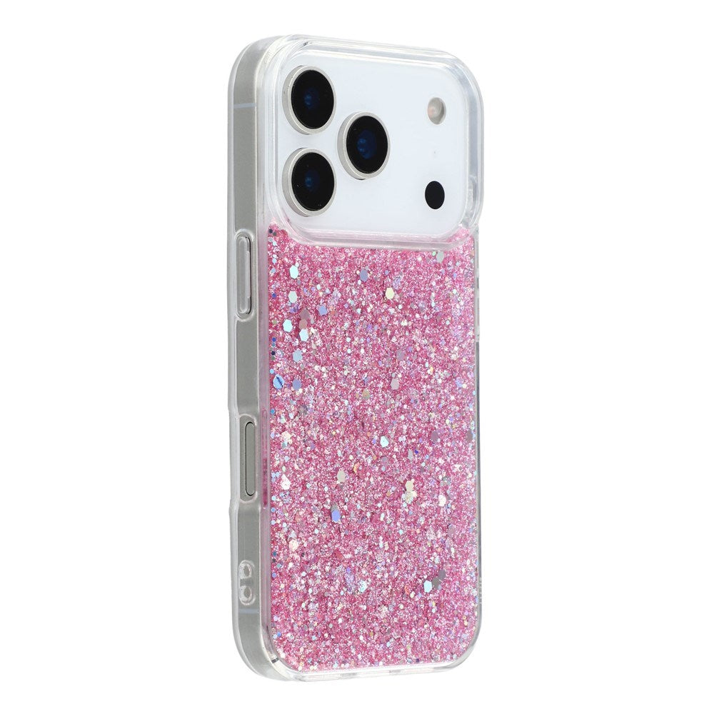 EIDERWOOD iPhone 17 Pro Max Glitter Deksel - Rosa