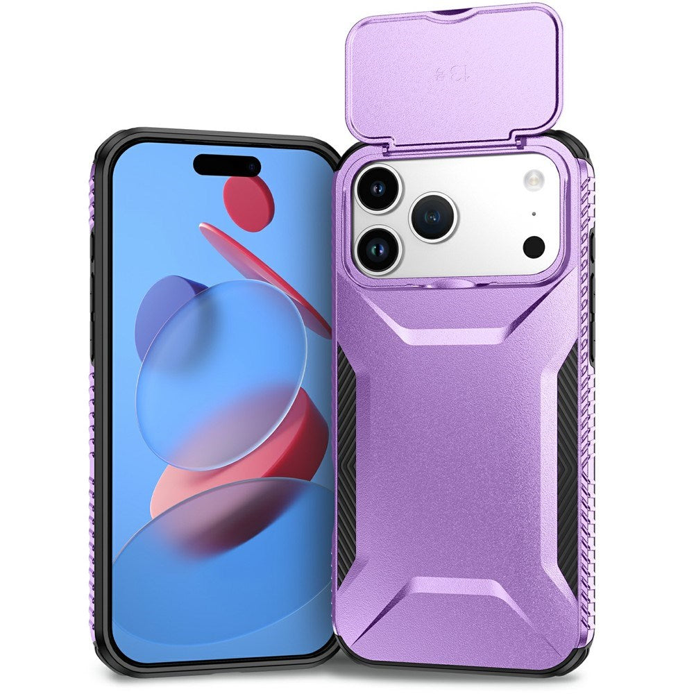 iPhone 18 Pro Max / 17 Pro Max EIDERWOOD Hybrid Plast Deksel m. Cam Slider - Lilla