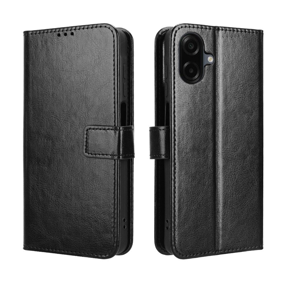 EIDERWOOD Samsung Galaxy A07 Kunstskinn Flip Deksel m. Strop - Svart