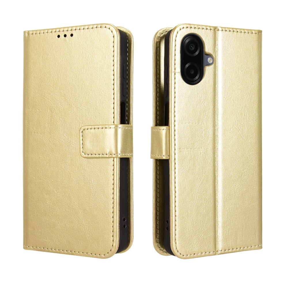 EIDERWOOD Samsung Galaxy A07 Kunstskinn Flip Deksel m. Strop - Gull