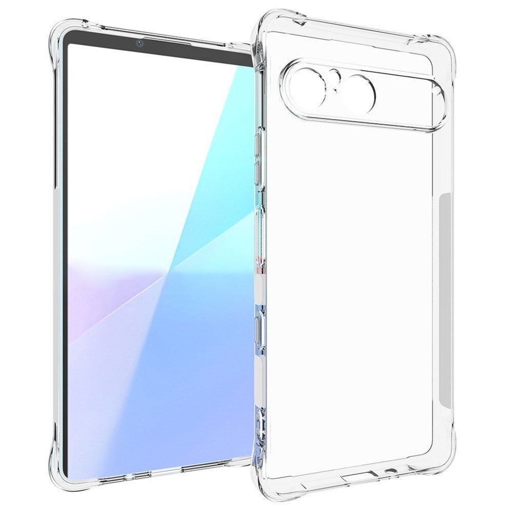 EIDERWOOD Sony Xperia 10 VII Plast Deksel med Støtdempende Hjørner - Gjennomsiktig