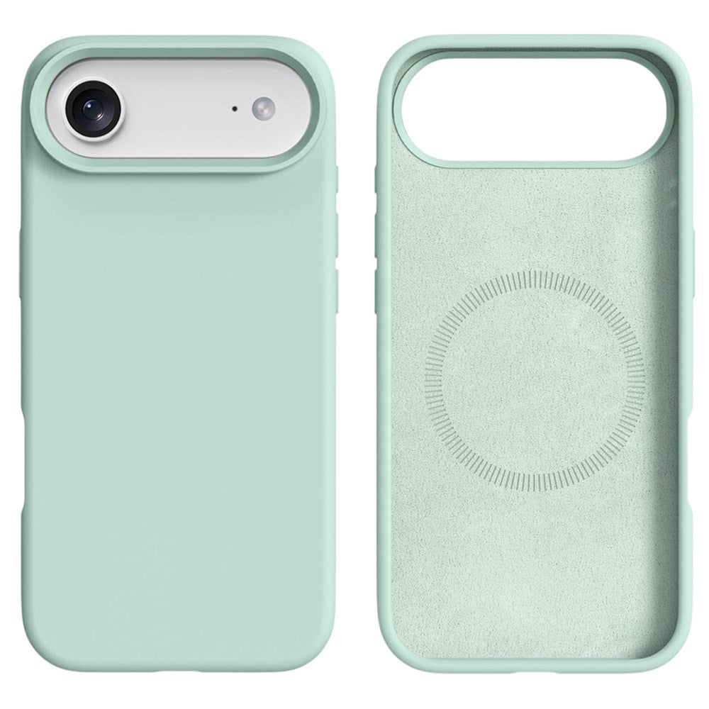 iPhone Air 2-i-1 Silikon- og Hard Plast Deksel – MagSafe-kompatibelt – Lys Grønn