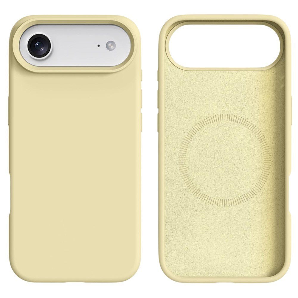 iPhone Air 2-i-1 Silikon- og Hard Plast Deksel – MagSafe-kompatibelt – Gul