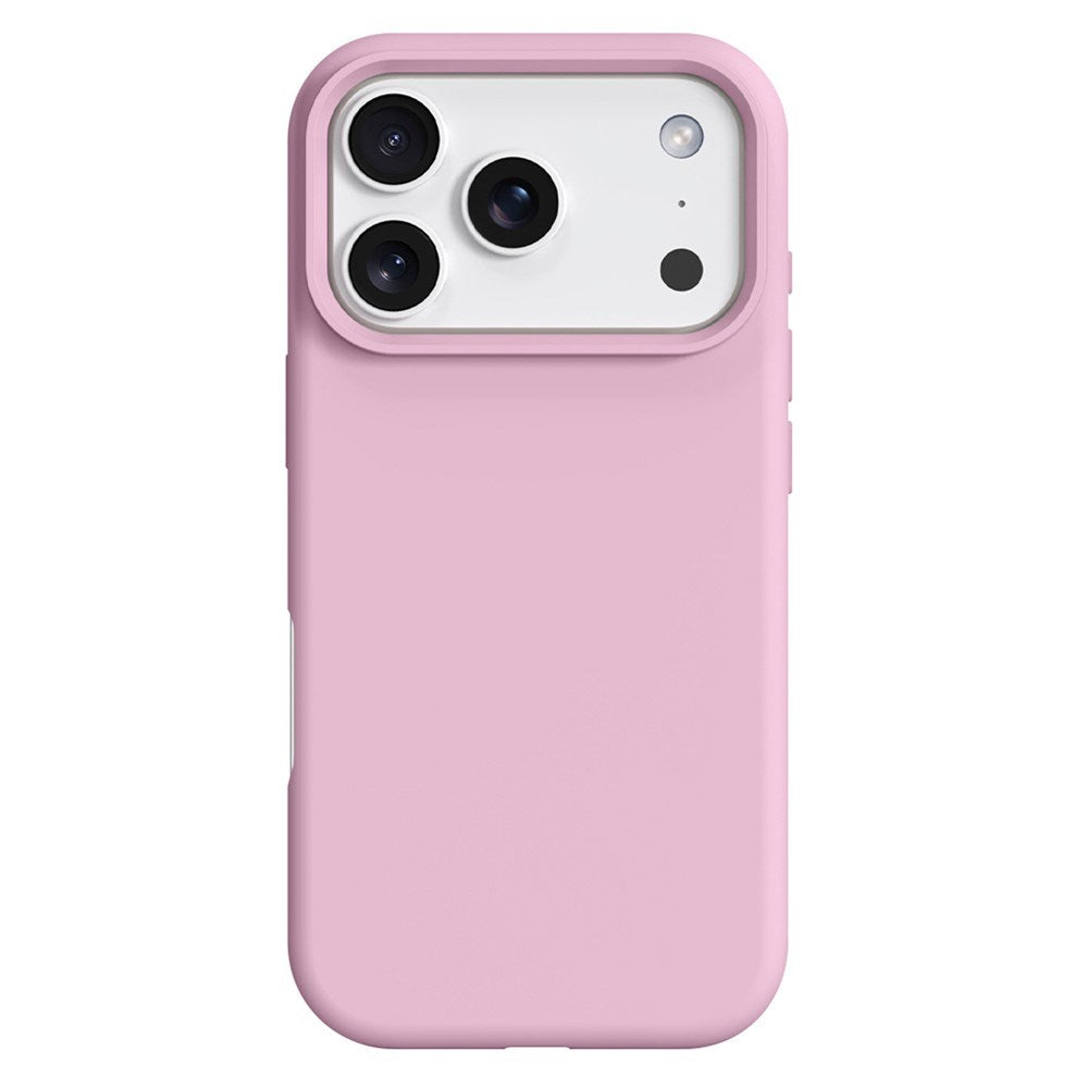 iPhone 17 Pro Max 2-i-1 Silikon- og Hard Plast Deksel – MagSafe-kompatibelt – Rosa