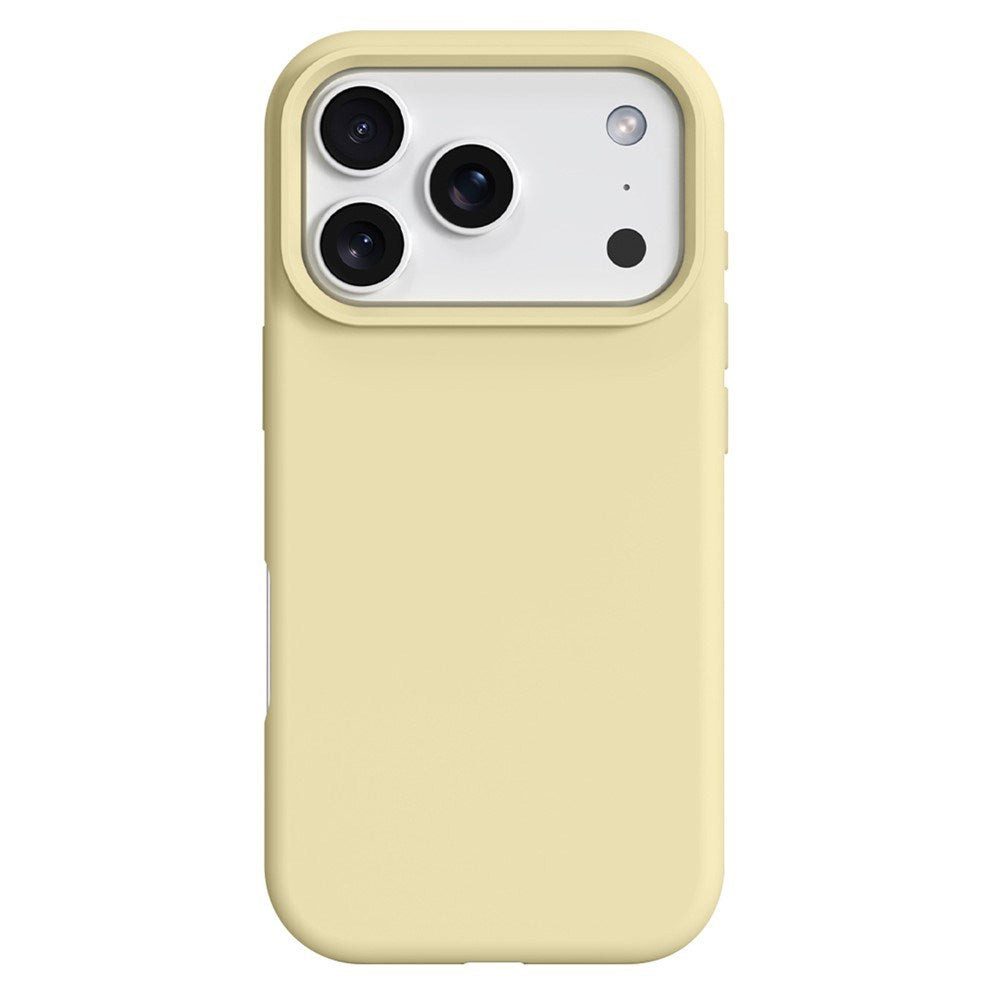 iPhone 17 Pro 2-i-1 Silikon- og Hard Plast Deksel – MagSafe-kompatibelt – Gul