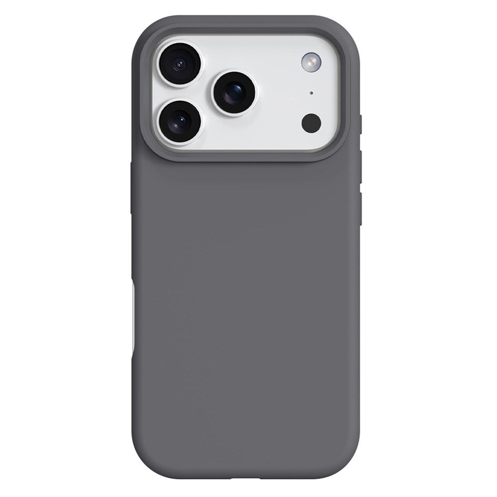 iPhone 17 Pro 2-i-1 Silikon- og Hard Plast Deksel – MagSafe-kompatibelt – Mørkegrå