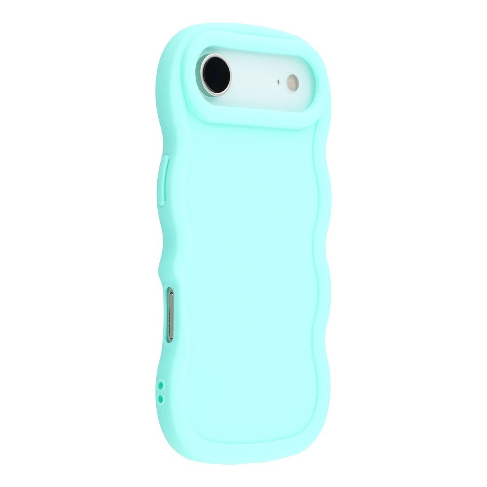 EIDERWOOD iPhone Air Fleksibelt Plast Wavy Deksel - Blå