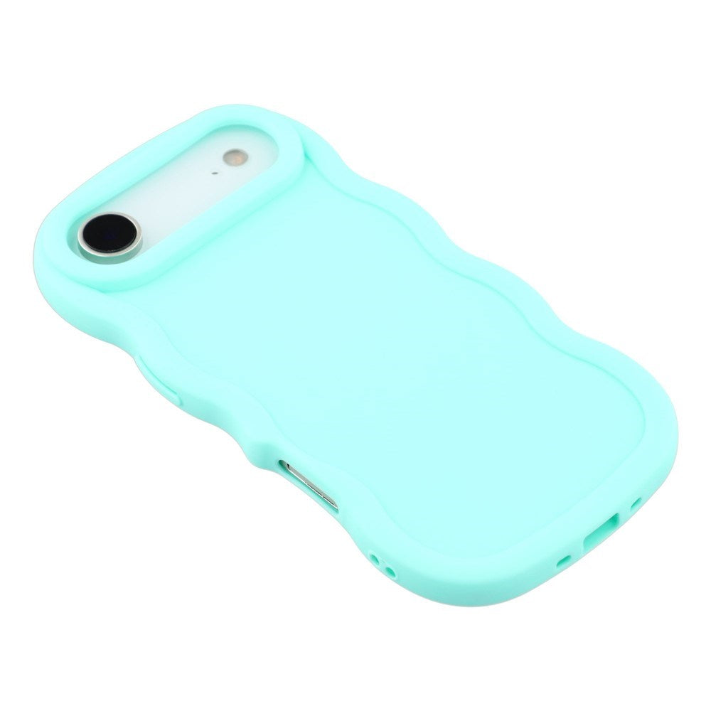 EIDERWOOD iPhone Air Fleksibelt Plast Wavy Deksel - Blå