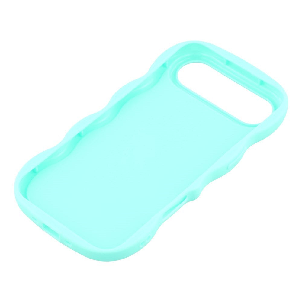 EIDERWOOD iPhone Air Fleksibelt Plast Wavy Deksel - Blå