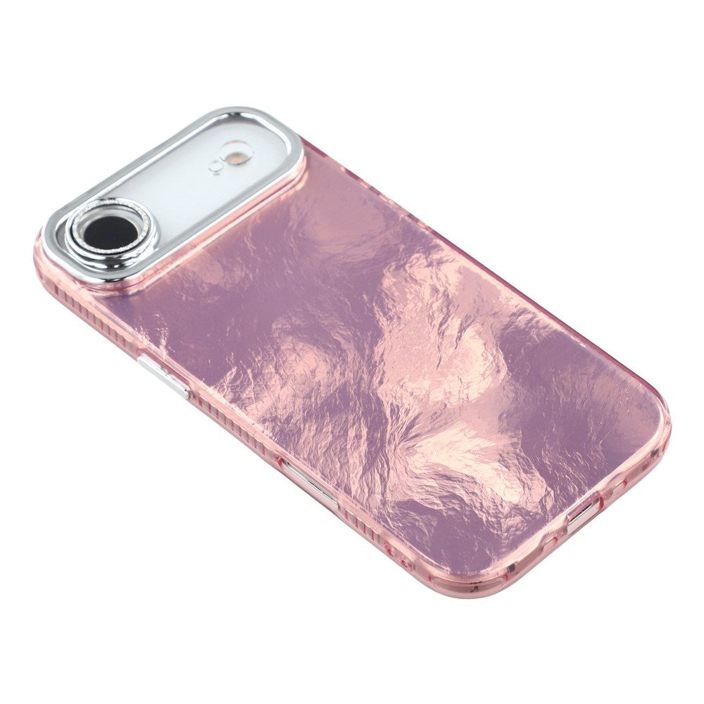 EIDERWOOD iPhone Air Hybrid Plast Deksel m. Innebygd Kameralinsebeskyttelse - Folie Mønster / Rosa