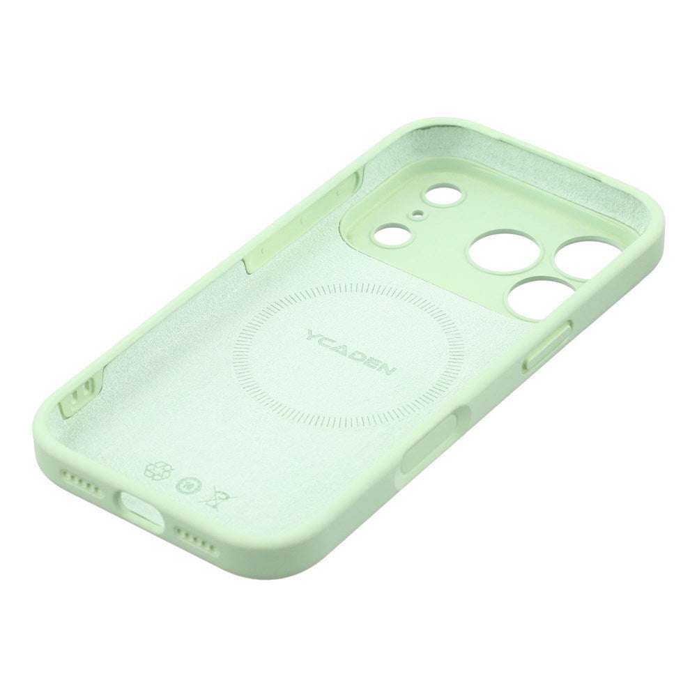 EIDERWOOD iPhone 17 Pro Max Fleksibelt Plast Deksel med Fôr Innvendig – MagSafe Kompatibel – Mintgrønn