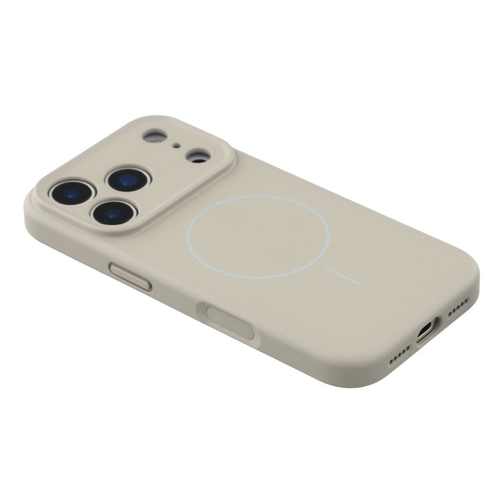 EIDERWOOD iPhone 17 Pro Max Fleksibelt Plast Deksel med Fôr Innvendig – MagSafe Kompatibel – Grå