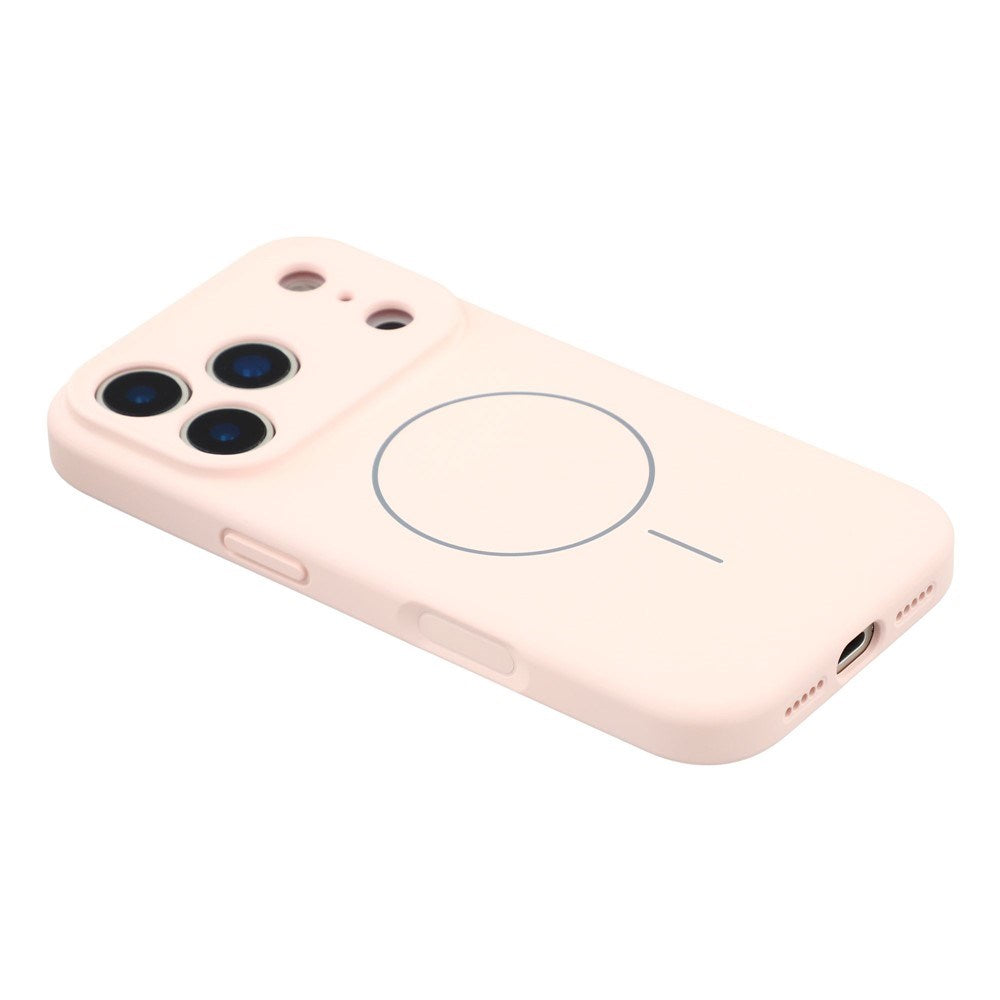 EIDERWOOD iPhone 17 Pro Max Fleksibelt Plast Deksel med Fôr Innvendig – MagSafe Kompatibel – Rosa