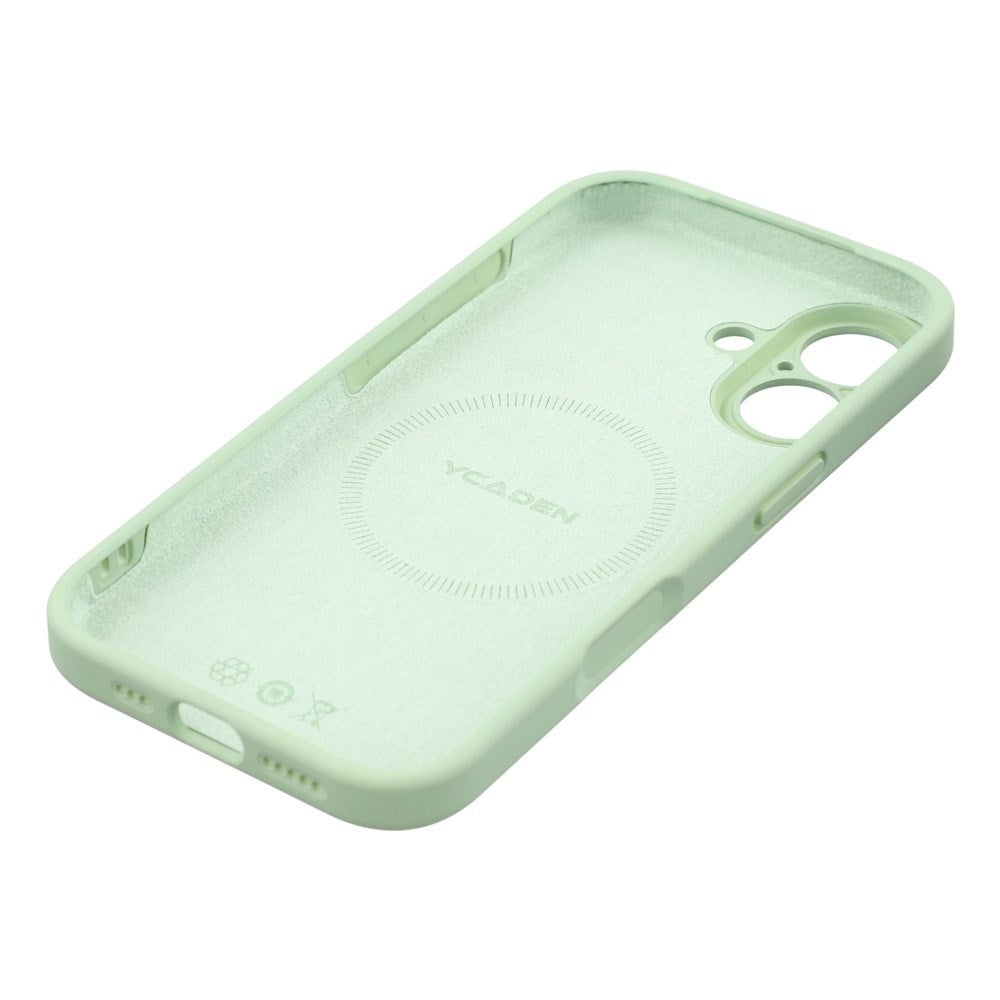 EIDERWOOD iPhone 17 Fleksibelt Plast Deksel med Fôr Innvendig – MagSafe Kompatibel – Mintgrønn