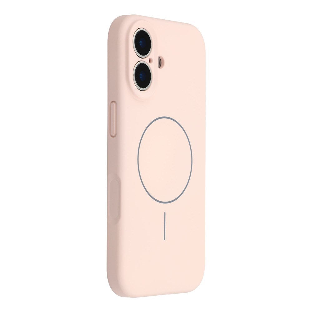EIDERWOOD iPhone 17 Fleksibelt Plast Deksel med Fôr Innvendig – MagSafe Kompatibel – Rosa
