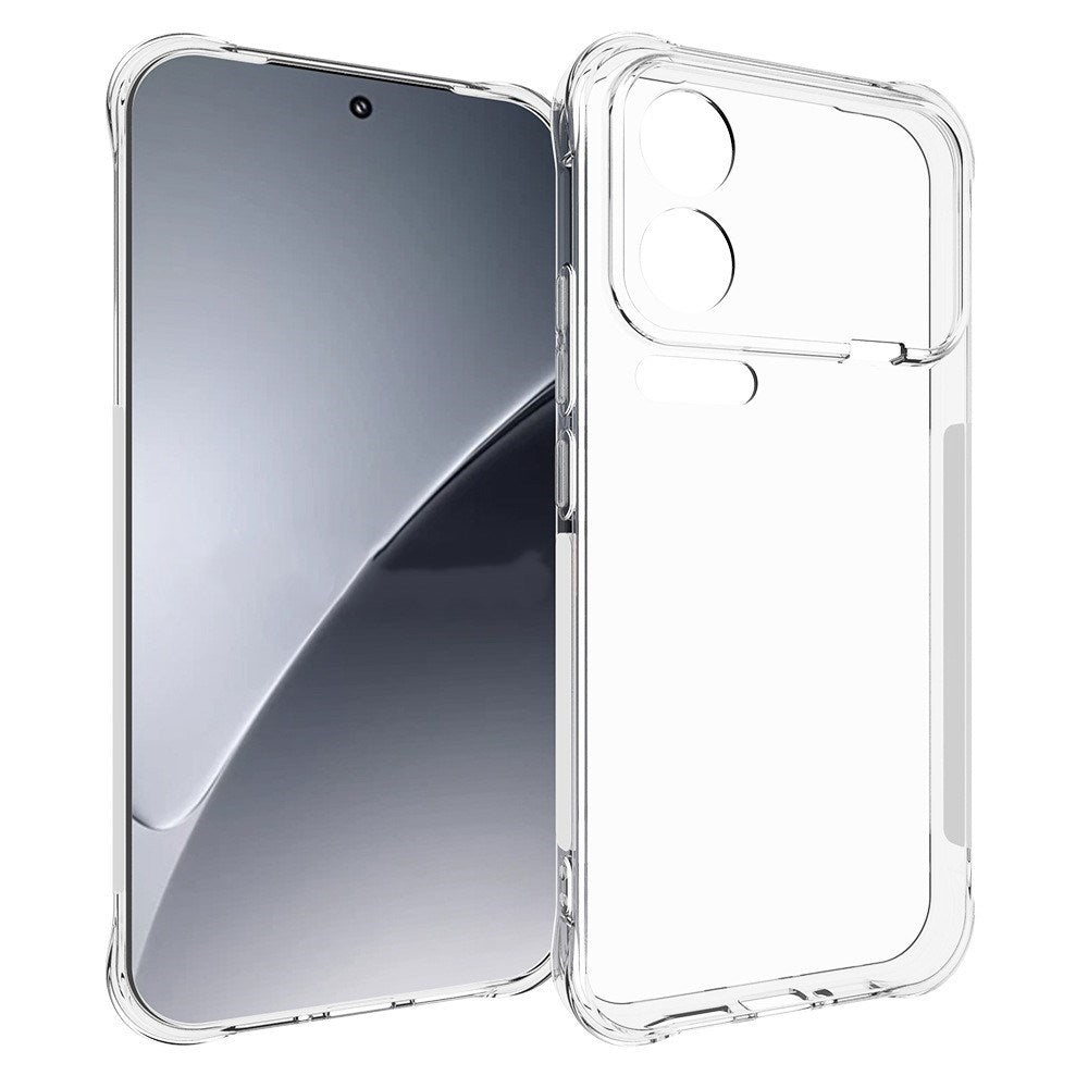 EIDERWOOD Xiaomi 17 Pro Plast Deksel med Støtdempende Hjørner - Gjennomsiktig