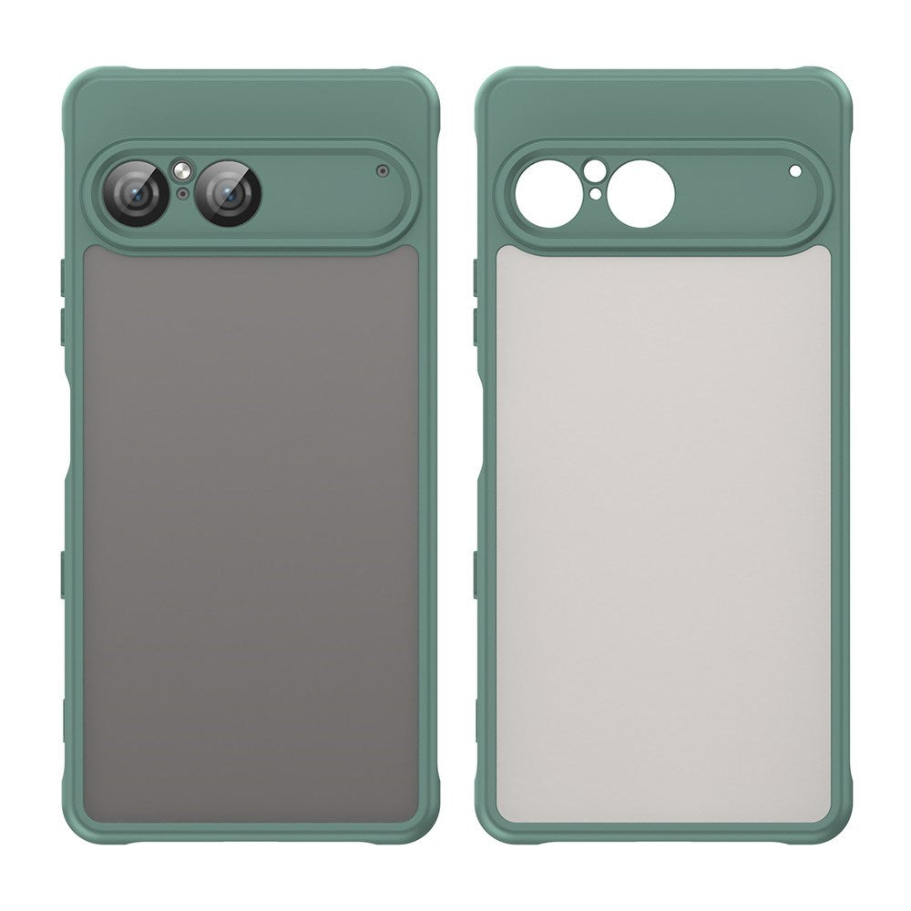 EIDERWOOD Sony Xperia 10 VII Matt Hybrid Deksel - Gjennomsiktig / Grønn