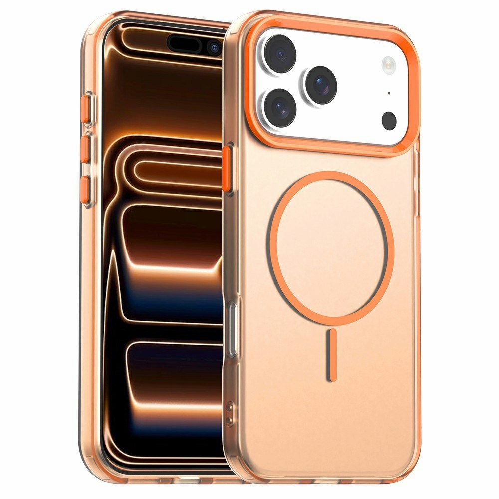 iPhone 18 Pro / 17 Pro EIDERWOOD Hybrid Plast Deksel - MagSafe Kompatibel - Oransje