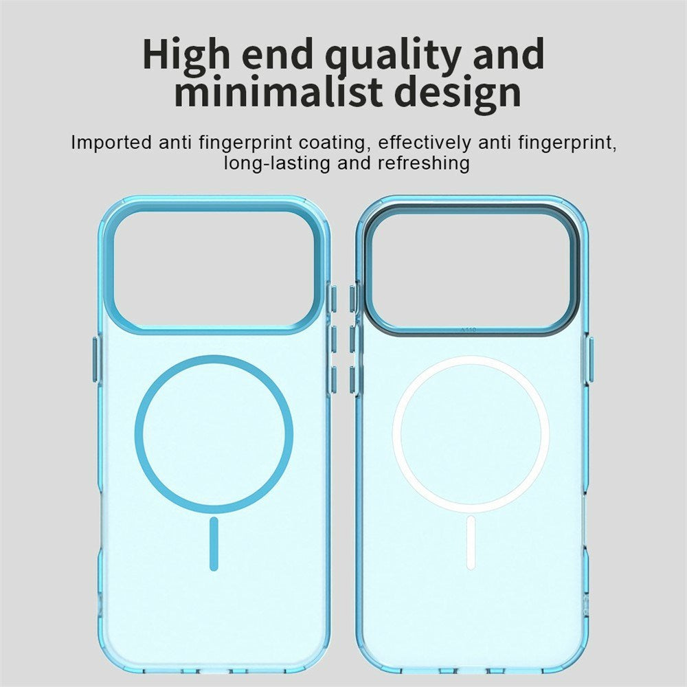 iPhone 18 Pro / 17 Pro EIDERWOOD Hybrid Plast Deksel - MagSafe Kompatibel - Blå