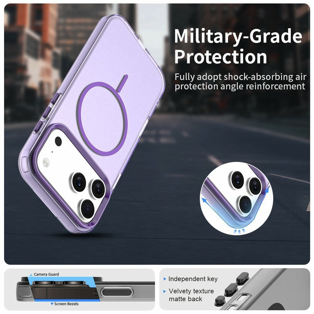 iPhone 18 Pro / 17 Pro EIDERWOOD Hybrid Plast Deksel - MagSafe Kompatibel - Lilla