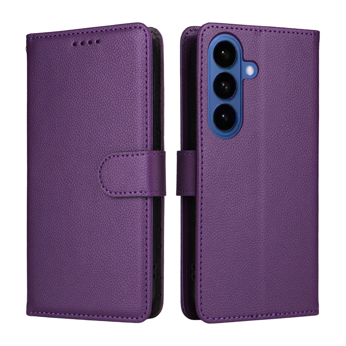 Samsung Galaxy S26 EIDERWOOD Kunstskinn Flip Deksel m. Strop - Lilla