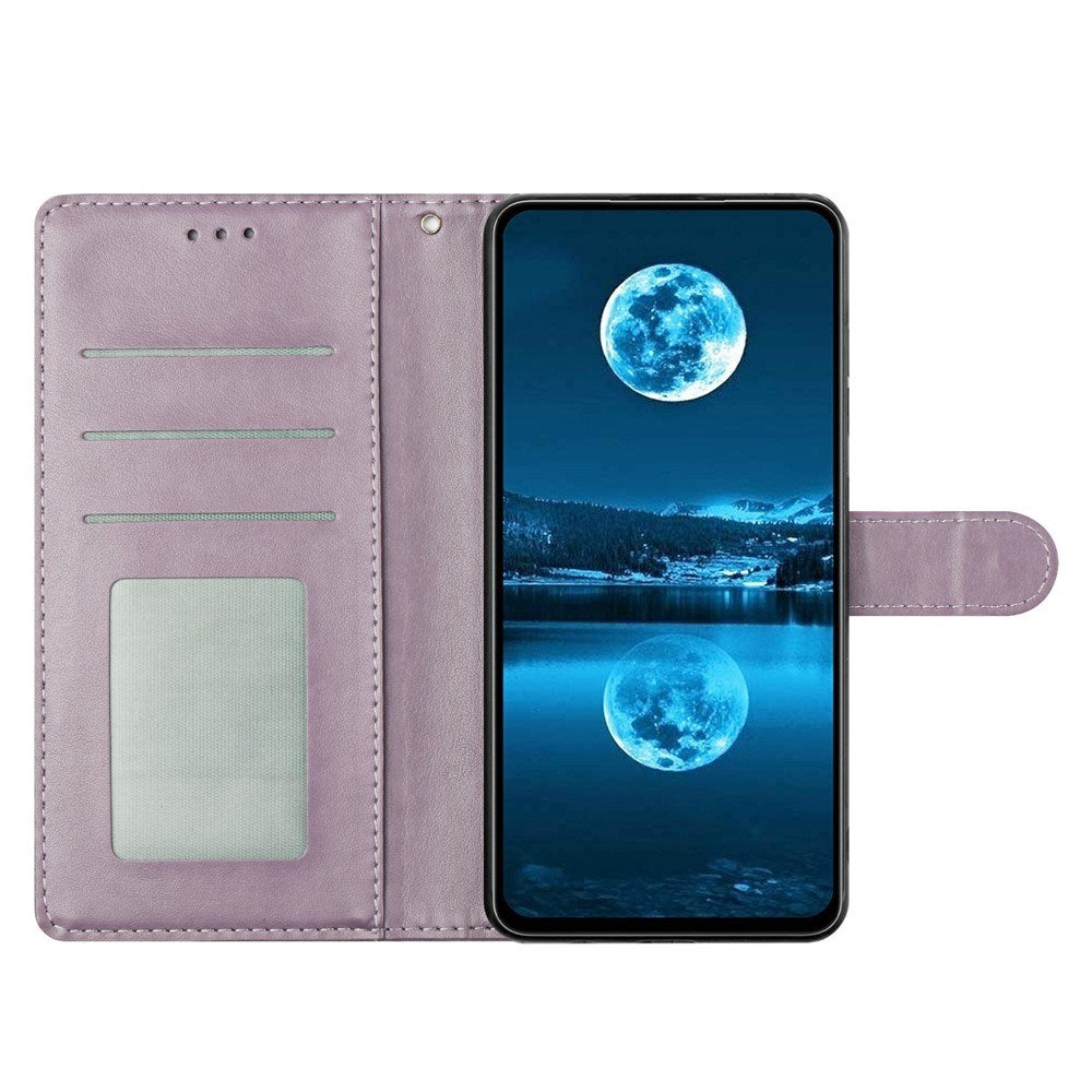 Samsung Galaxy S26 Ultra EIDERWOOD Kunstskinn Deksel med Stropp & Kortholder – Lilla