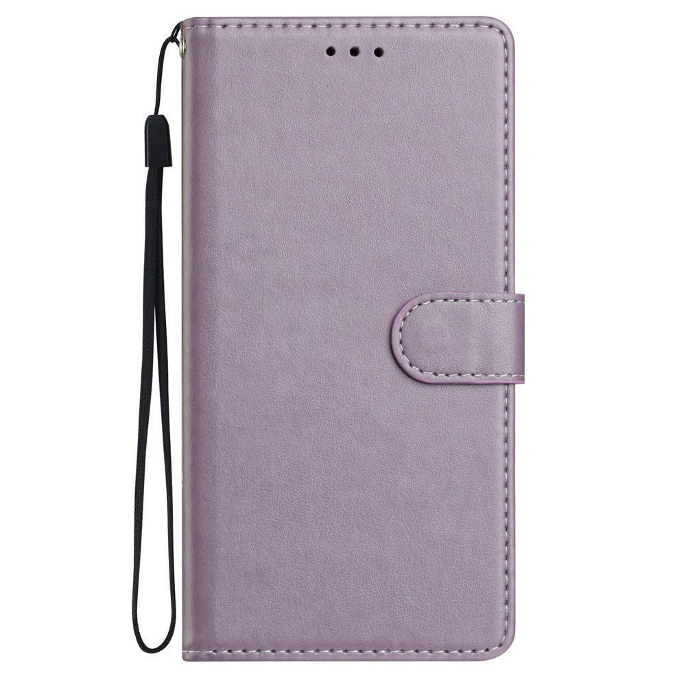 Samsung Galaxy S26 Ultra EIDERWOOD Kunstskinn Deksel med Stropp & Kortholder – Lilla