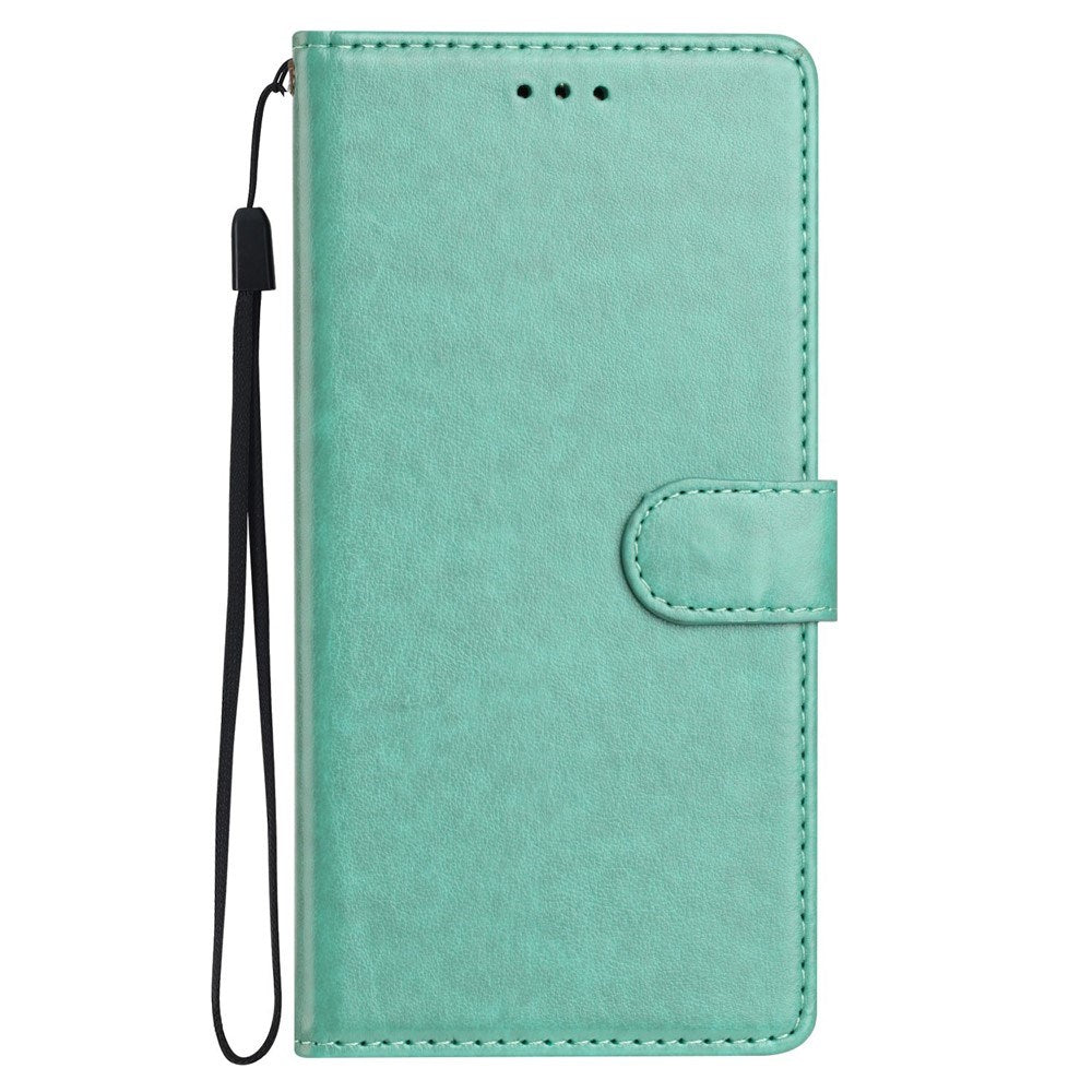 Samsung Galaxy S26 Ultra EIDERWOOD Kunstskinn Deksel med Stropp & Kortholder – Grønn