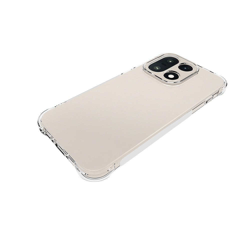 OnePlus 15 Plast Deksel med Støtdempende Hjørner & Side Grip - Gjennomsiktig