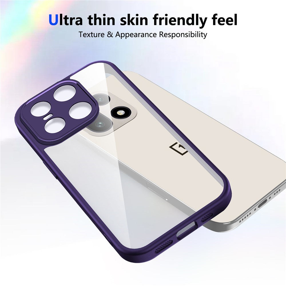EIDERWOOD OnePlus 15 Fleksibelt Plast Deksel - Gjennomsiktig/Lilla
