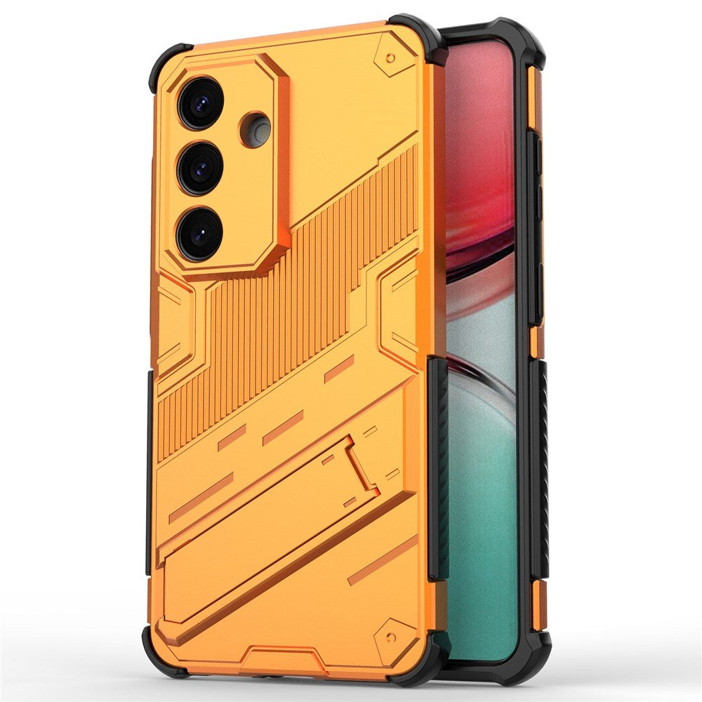 Samsung Galaxy S26 EIDERWOOD Hybrid Håndverker Deksel m. Kickstand - Oransje
