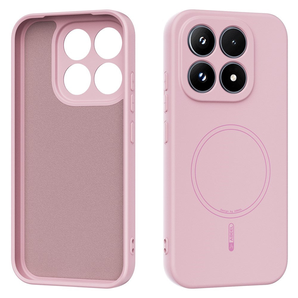Xiaomi 17 Silikon Deksel - MagSafe Kompatibel - Rosa