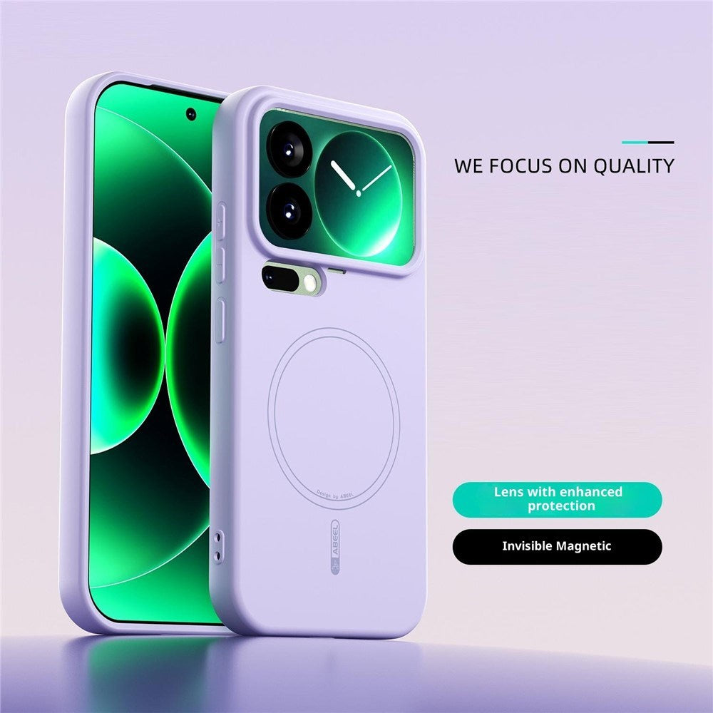 Xiaomi 17 Pro Silikon Deksel - MagSafe Kompatibel - Lilla