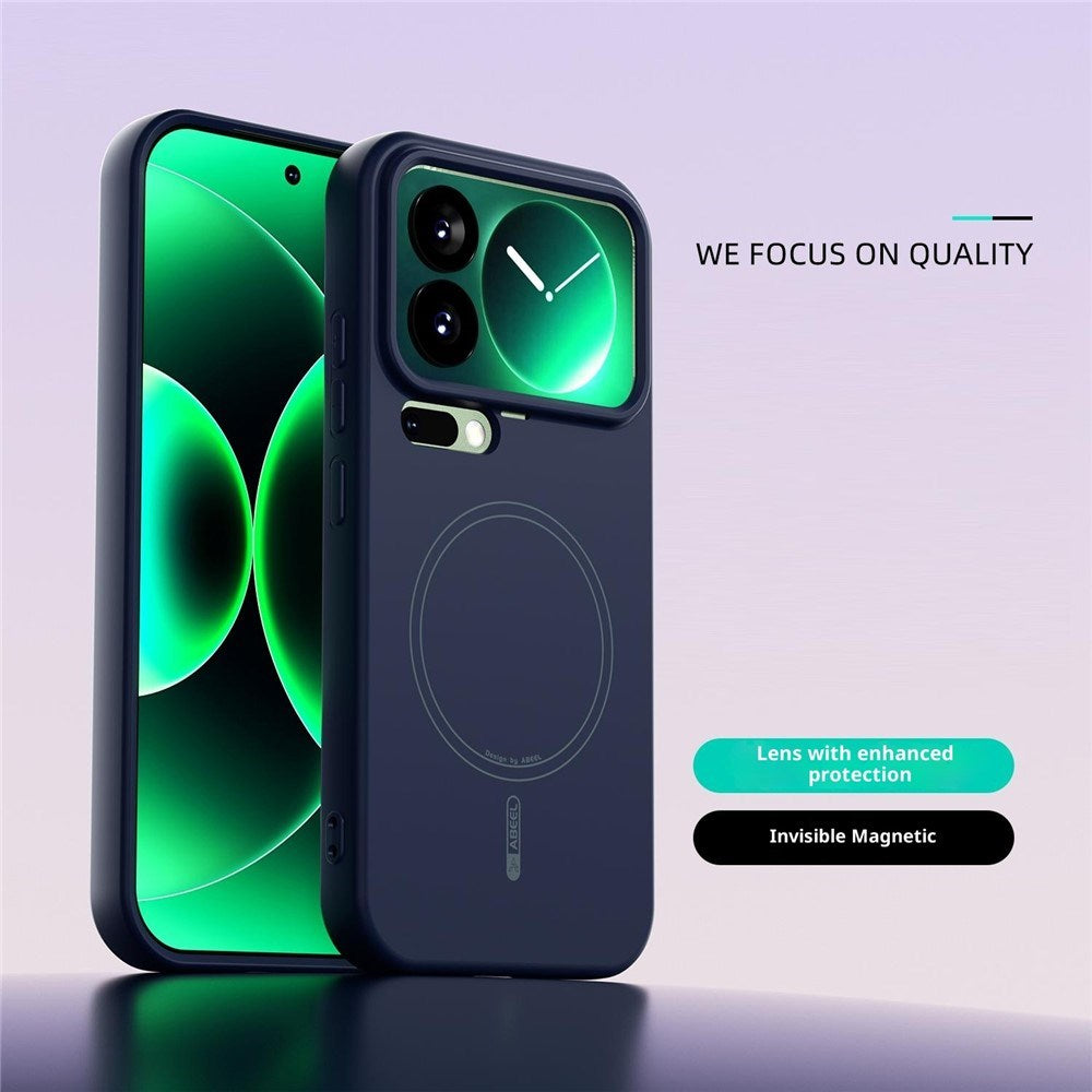 Xiaomi 17 Pro Silikon Deksel - MagSafe Kompatibel - Mørkeblå